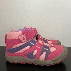 Mishansha Hiking Boots Size 34 US 2 Pink Purple Water Resistant Outdoor Shoes